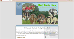 Desktop Screenshot of hartyhistory.blogspot.com