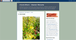 Desktop Screenshot of alluvialmining.blogspot.com