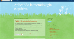 Desktop Screenshot of aplicandolametodologiacognitiva.blogspot.com