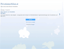 Tablet Screenshot of privatimmobilien-blog.blogspot.com