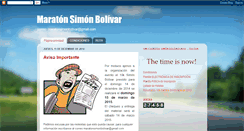 Desktop Screenshot of maratonsimonbolivar.blogspot.com