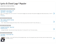 Tablet Screenshot of lyrics-chord.blogspot.com