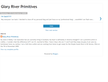 Tablet Screenshot of gloryriverprimitives.blogspot.com