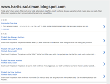 Tablet Screenshot of harits-sulaiman.blogspot.com