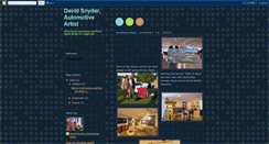 Desktop Screenshot of davidsnyderautomotiveartist.blogspot.com