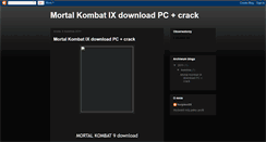 Desktop Screenshot of mortalkombatix.blogspot.com