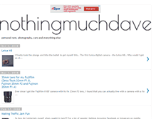 Tablet Screenshot of nothingmuchdave.blogspot.com