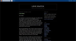 Desktop Screenshot of lovebiatch.blogspot.com