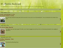 Tablet Screenshot of myfloridabackyard.blogspot.com