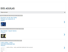 Tablet Screenshot of dosaguilas.blogspot.com