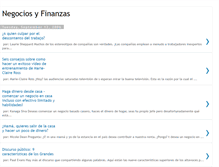 Tablet Screenshot of negociosyfinanzas.blogspot.com