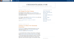 Desktop Screenshot of cheesesteaker.blogspot.com