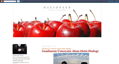 Desktop Screenshot of hazaddeen.blogspot.com