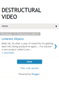 Mobile Screenshot of destructuralvideo.blogspot.com