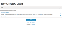 Tablet Screenshot of destructuralvideo.blogspot.com