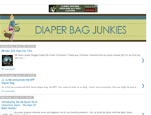 Tablet Screenshot of diaperbagjunkies.blogspot.com