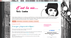 Desktop Screenshot of cestlavie-parislondon.blogspot.com