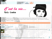 Tablet Screenshot of cestlavie-parislondon.blogspot.com