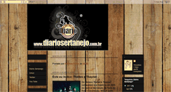 Desktop Screenshot of diariosertanejo.blogspot.com