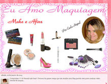 Tablet Screenshot of blogeuamomaquiagem.blogspot.com