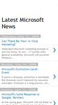 Mobile Screenshot of latestmicrosoftnews.blogspot.com