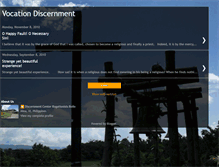 Tablet Screenshot of discernmentcenter.blogspot.com