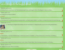 Tablet Screenshot of 1000thingstobehappyabout.blogspot.com