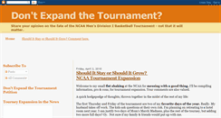 Desktop Screenshot of dontexpandthetournament.blogspot.com