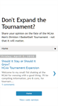 Mobile Screenshot of dontexpandthetournament.blogspot.com