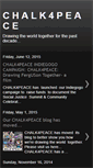 Mobile Screenshot of chalk4peace.blogspot.com