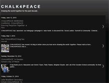 Tablet Screenshot of chalk4peace.blogspot.com