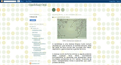 Desktop Screenshot of candidiaseoral.blogspot.com