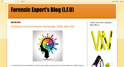 Desktop Screenshot of forensic-expert.blogspot.com