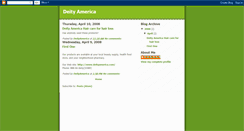Desktop Screenshot of deityamerica.blogspot.com