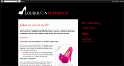 Desktop Screenshot of louboutinresource.blogspot.com