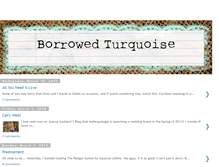 Tablet Screenshot of borrowedturquoise.blogspot.com