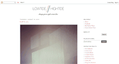 Desktop Screenshot of lowtidehightide.blogspot.com