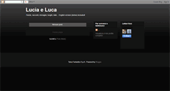 Desktop Screenshot of luciaeluca.blogspot.com