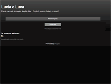 Tablet Screenshot of luciaeluca.blogspot.com