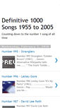 Mobile Screenshot of definitive1000songs.blogspot.com