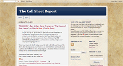 Desktop Screenshot of callsheetreport.blogspot.com