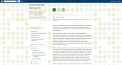 Desktop Screenshot of acaminhodevancouver.blogspot.com