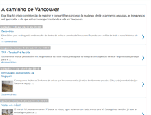 Tablet Screenshot of acaminhodevancouver.blogspot.com