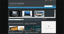 Desktop Screenshot of gadgetburner.blogspot.com