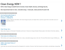 Tablet Screenshot of cleannrg.blogspot.com