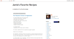 Desktop Screenshot of jamiesrecipes.blogspot.com