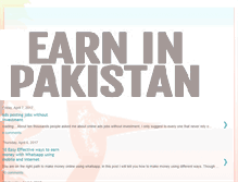 Tablet Screenshot of e-in-pakistan.blogspot.com