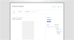 Desktop Screenshot of eletronicsets.blogspot.com