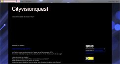 Desktop Screenshot of cityvisionquest.blogspot.com