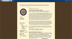 Desktop Screenshot of louisiana-ssn-search.blogspot.com